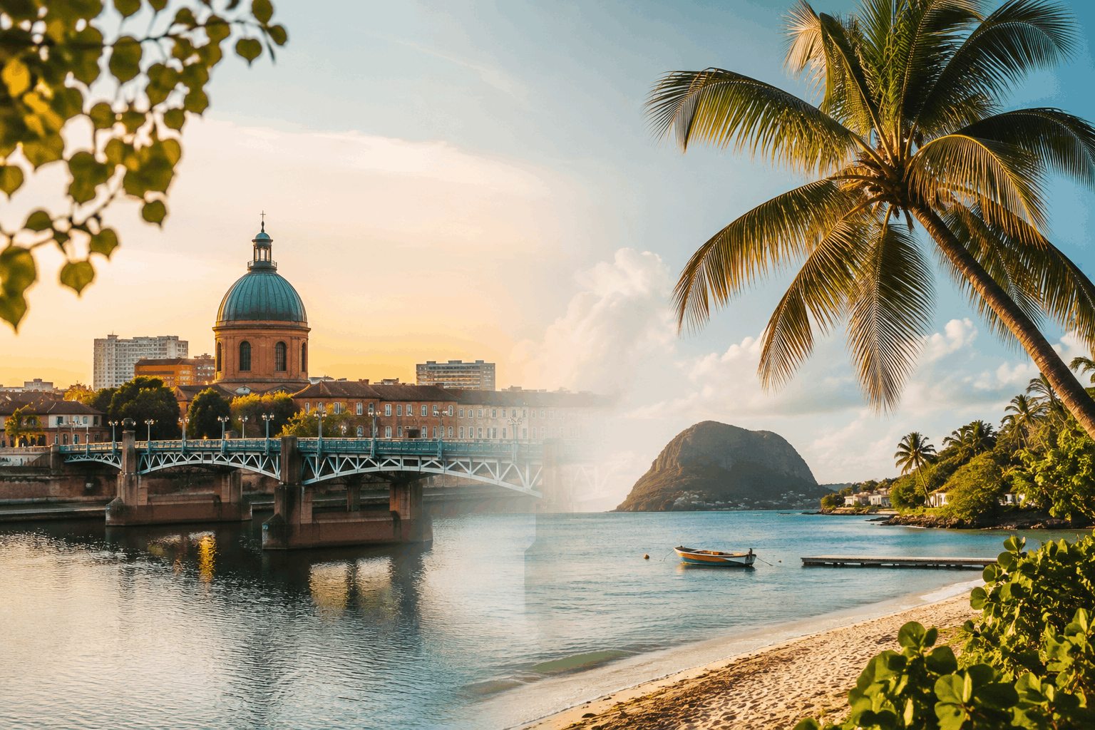 Toulouse riverside meets the Caribbean coast, the two worlds Keytoko manages homes across