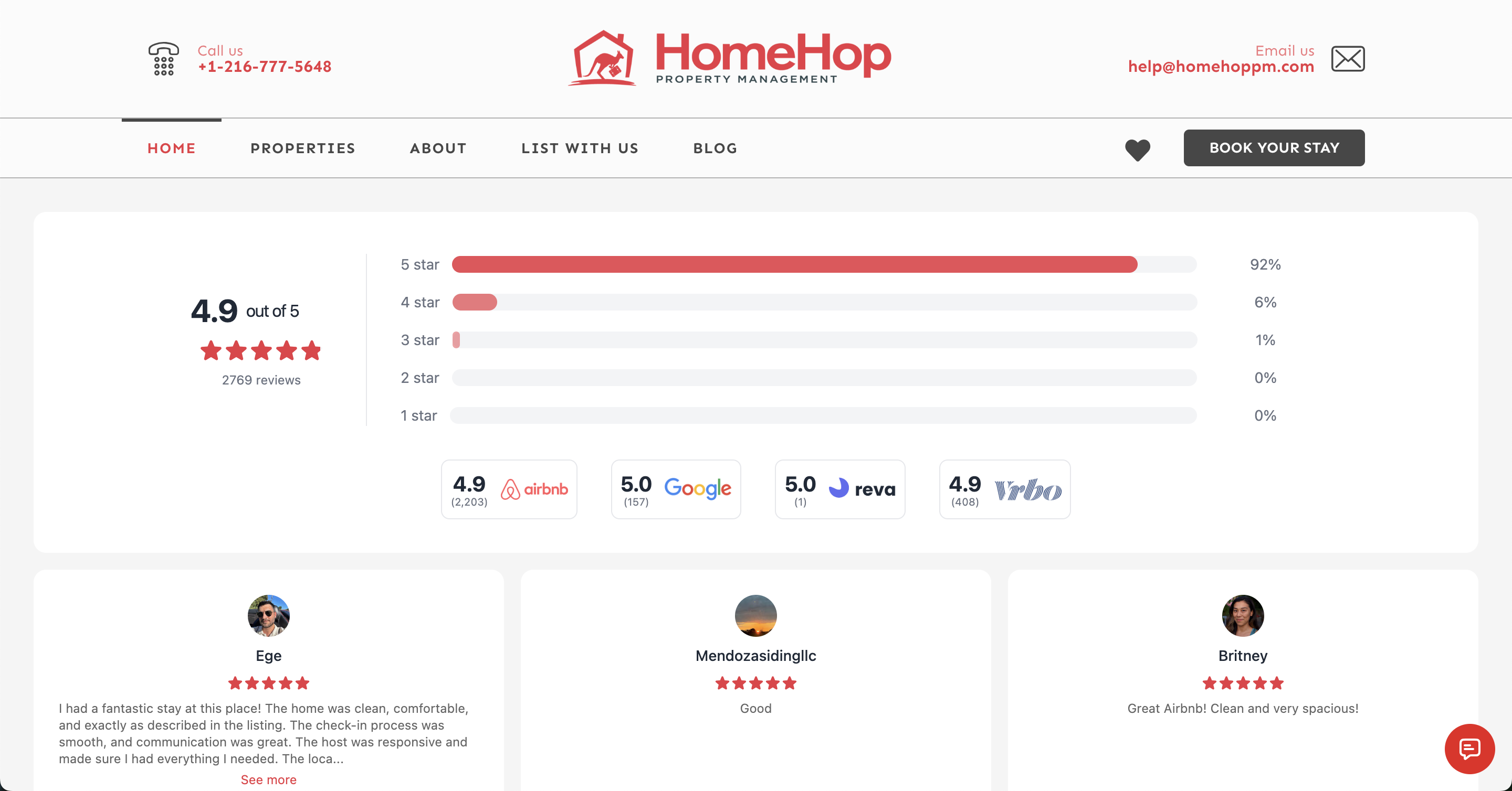 With Reva getting user feedback is easier than ever, you can create a form to acquire reviews and sent it to your guests.